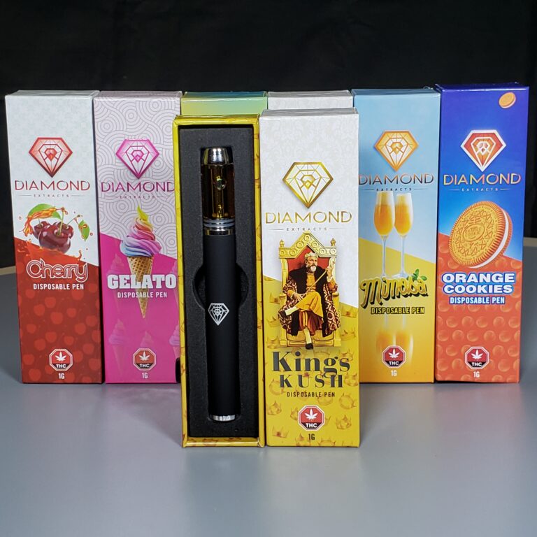 Buy Disposable THC Vape Pen - Diamond Extracts - 6 Flavours • Fraser Bud