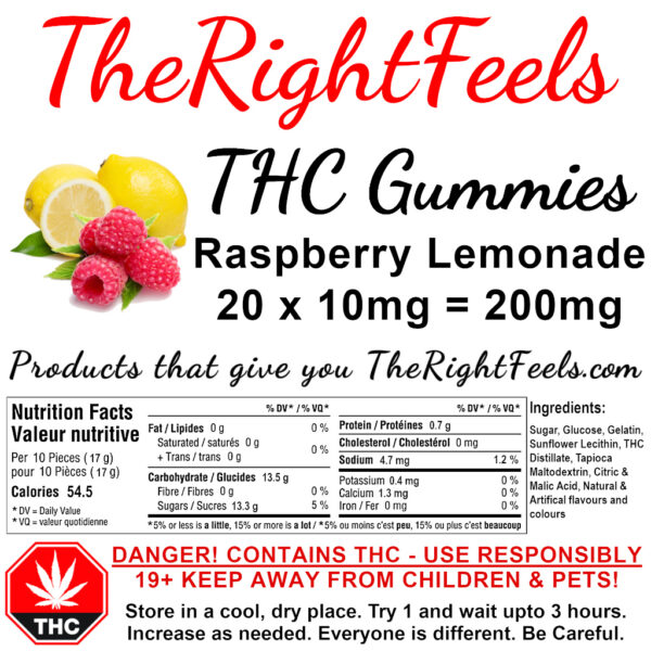 THC Gummies - 20x10mg (200mg) - TheRightFeels - Image 6