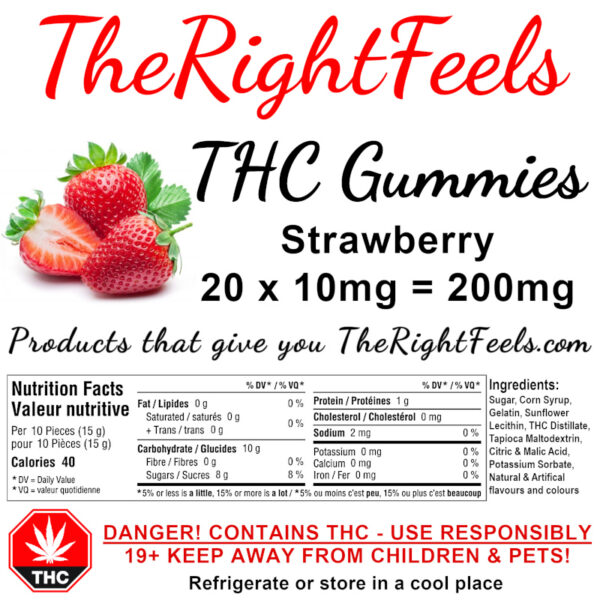 10mg THC Gummies Strawberry